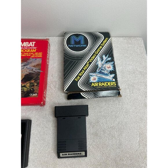 Atari 2600 Tested games combat and air raiders video game vintage retro - Picture 4 of 5
